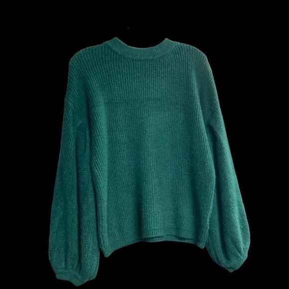 & merci Women’s Sweater Green Size Large - Picture 1 of 9